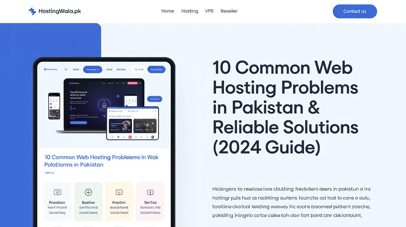 10 Common Web Hosting Problems in Pakistan & Reliable Solutions