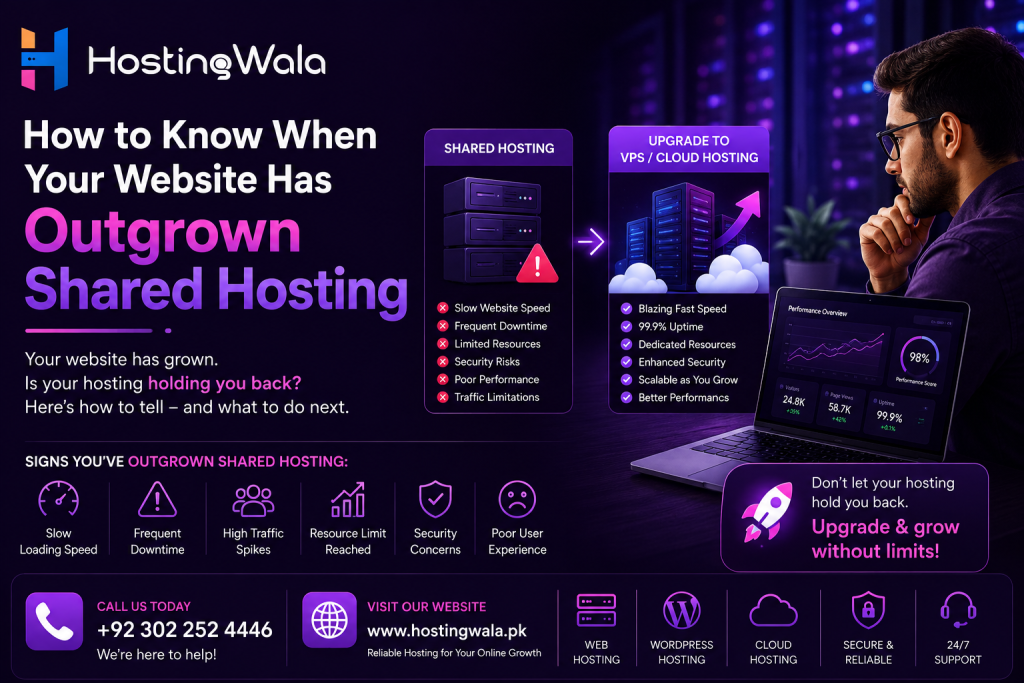 Outgrown Shared Hosting